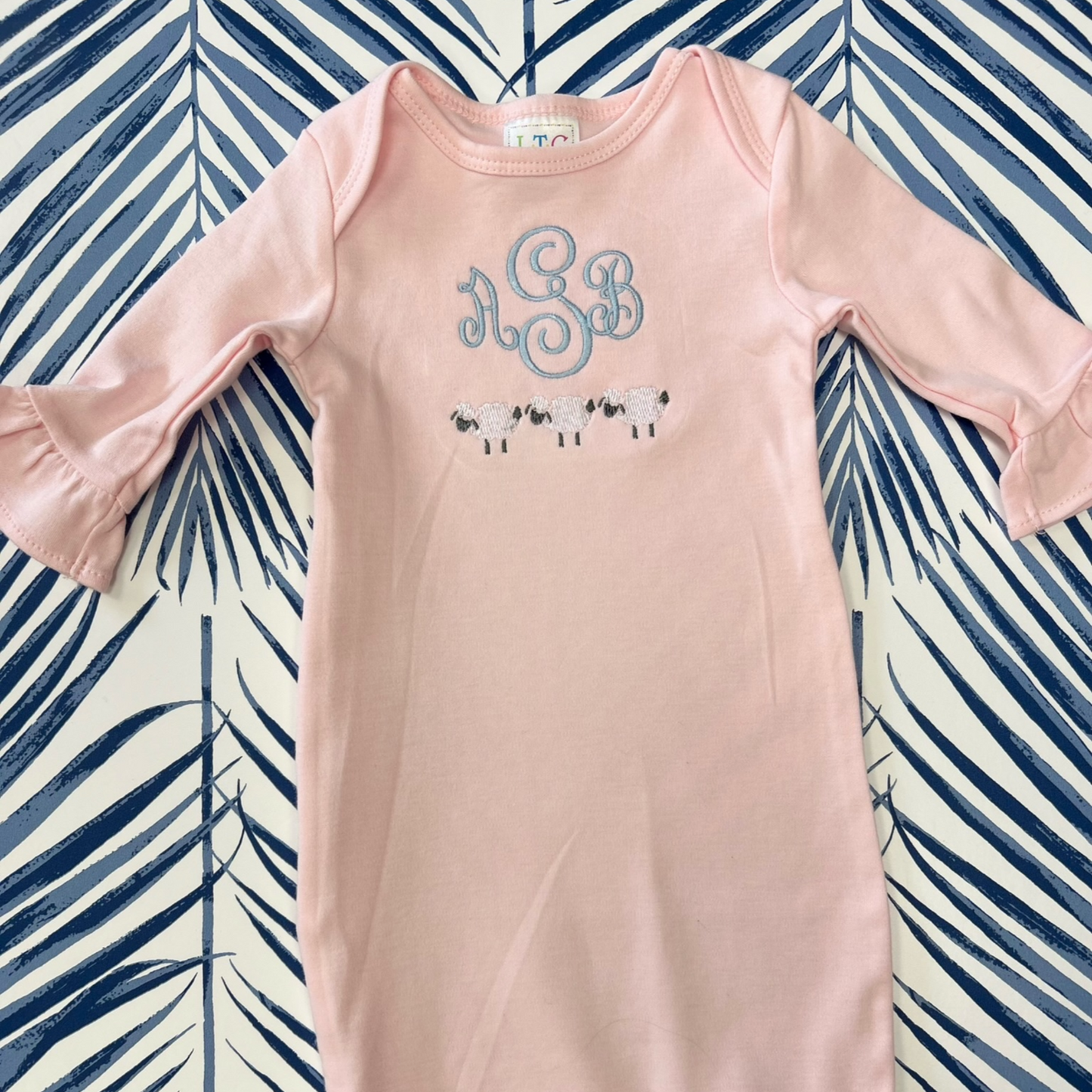 Baby Gown with Ruffles