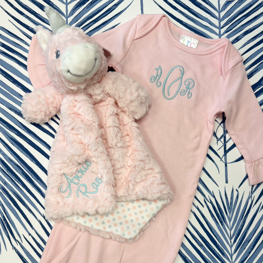 Baby Gown with Ruffles