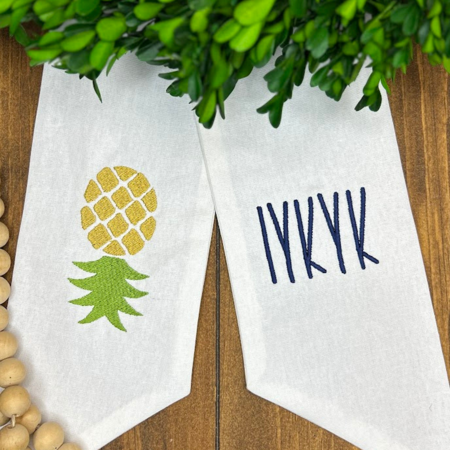 Double Wreath Sash - Pineapple